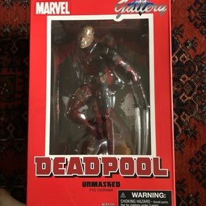 Marvel Gallery Deadpool Unmasked PVC Diorama Figure Sealed NWT